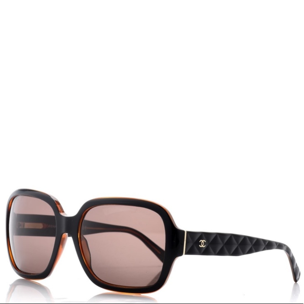 Chanel 5124 Quilted Arm Sunglasses in Tortoise